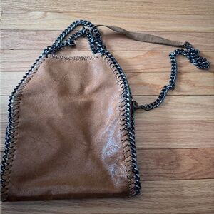 Chain leather bag